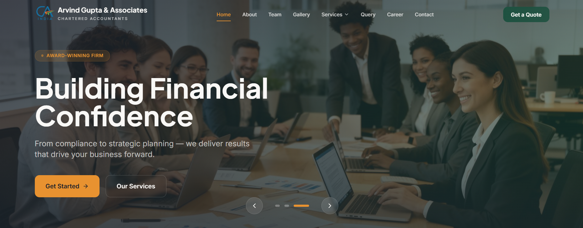 Arvind Gupta & Associates banner